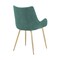 Armen Living Avery Teal Fabric Dining Room Chair with Gold Legs LCAVCHTEAL - alternate 8